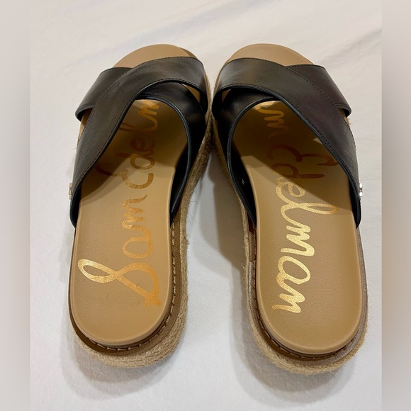 Sam Edelman Women Korina Espadrille Wedge Sandal Platform Slide Slip On Size 8 - Picture 4 of 7